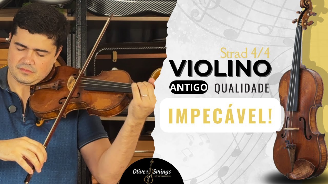 Som e Tradição: Violino Antigo Oficina Francesa Modelo Strad 4/4