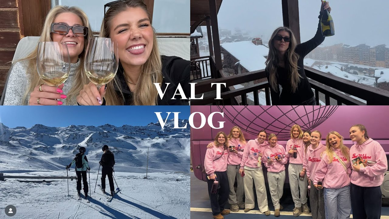 VAL THORENS VLOG❄️🤍 - rejser med mine gym veninder! ⛷️