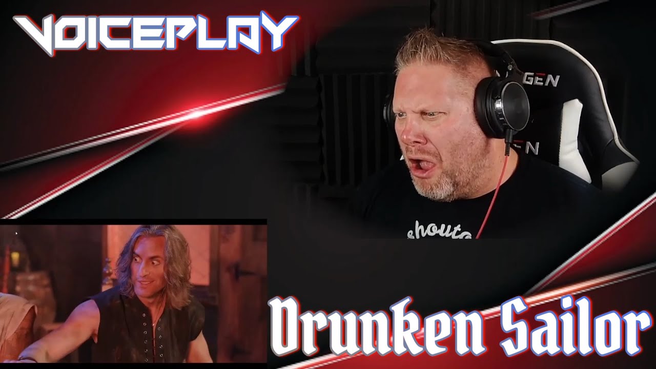 VoicePlay - Drunken Sailor ft Jose Rosario Jr | REACTION