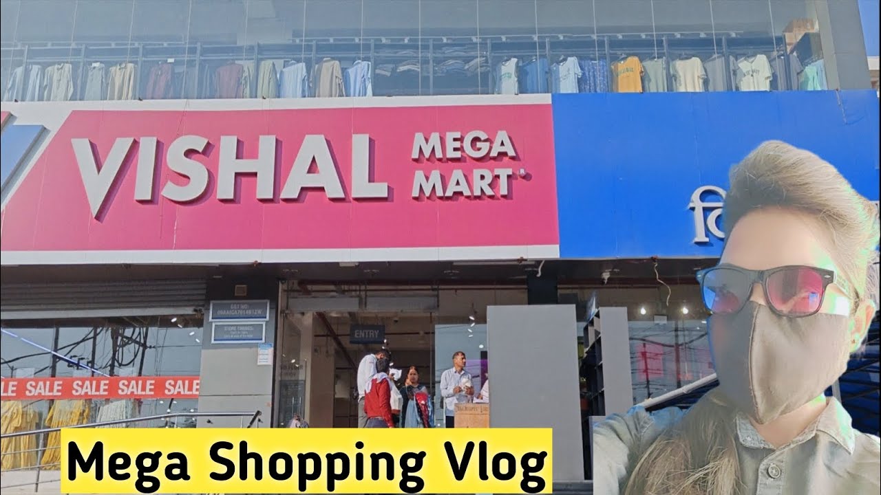 Vishal Mega Mart Shopping Vlog Full Tour Mask Girl।।
