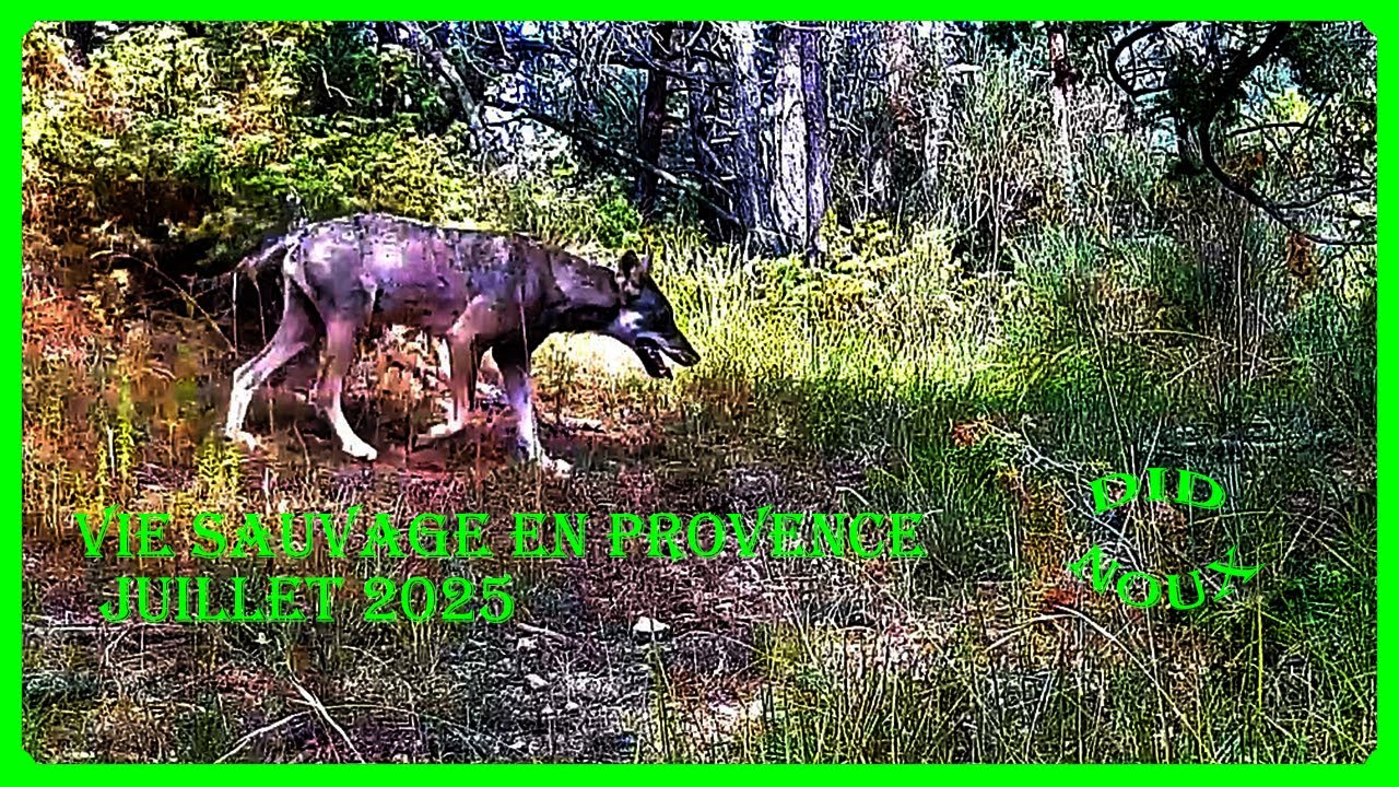 Faune sauvage en Provence Juillet 2025