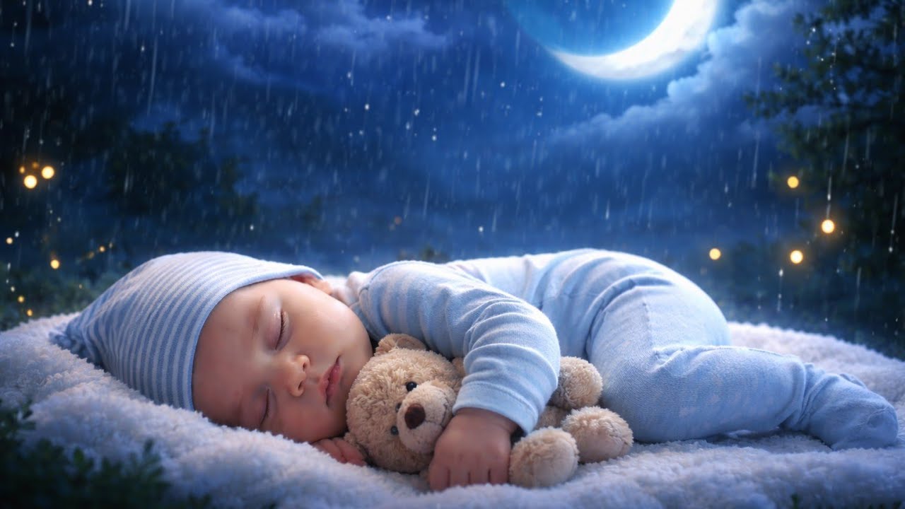 Baby Sleep Music with Rain 🌧️ Deep Sleep Lullaby for Babies (2 HOURS)