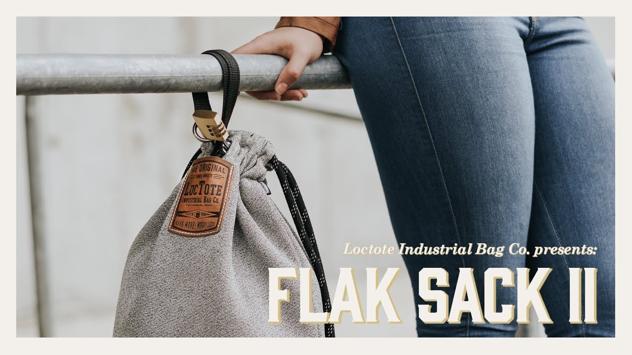 THIS IS THE WORLD'S TOUGHEST TRAVEL BAG - Flak Sack II by Loctote Industrial Bag Co.