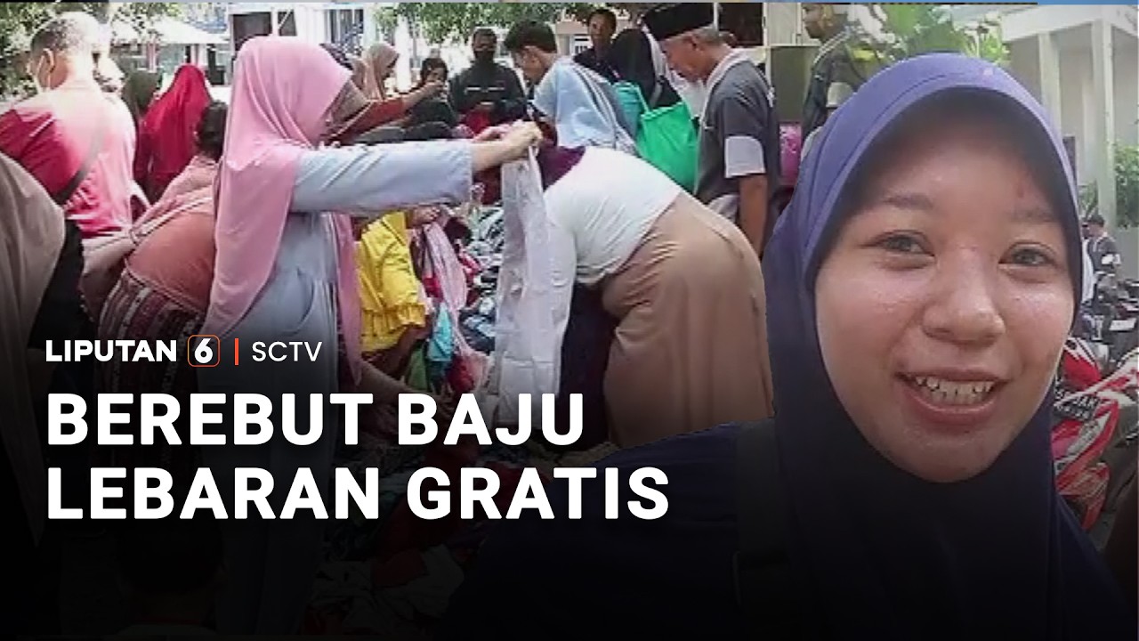 Berebut Baju Lebaran Gratis | Liputan 6