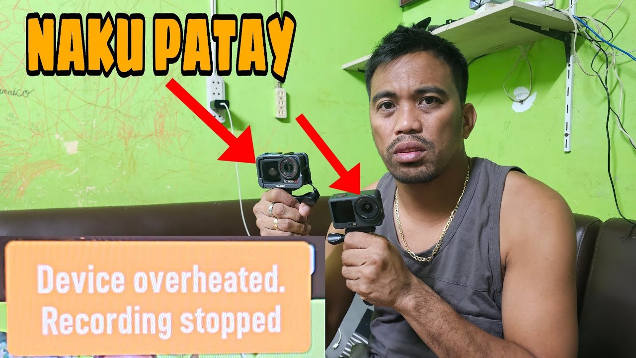 NAG OVERHEAT LAHAT NG ACTION CAM KO