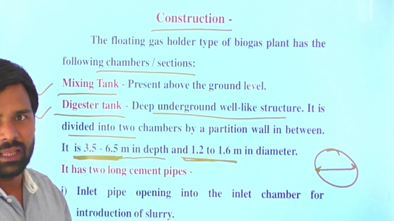 AENGG - 311 :Lecture 3(i) Familiarization with Different Types of Biogas Plant