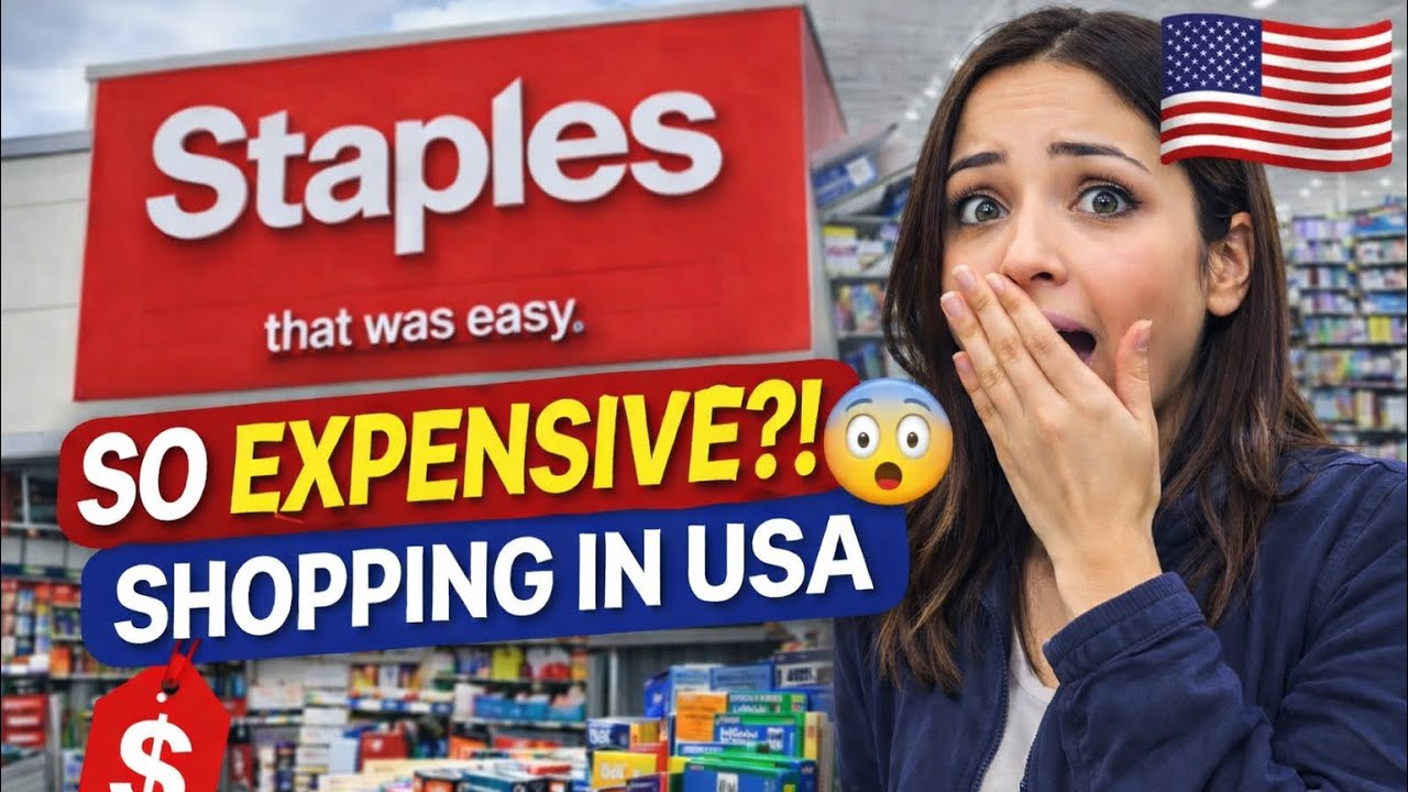 I Went Shopping at Staples in America 🇺🇸🛒.