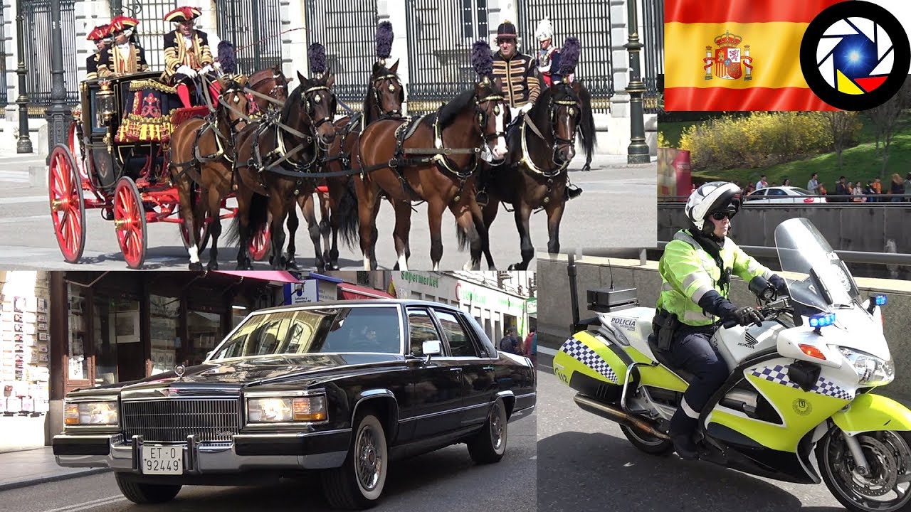 Royal Convoy VIP Escort in Madrid