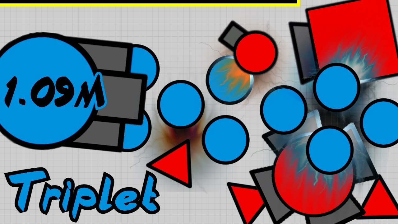 Diep.io - The Powerhouse (Triplet 1.09m - FFA)