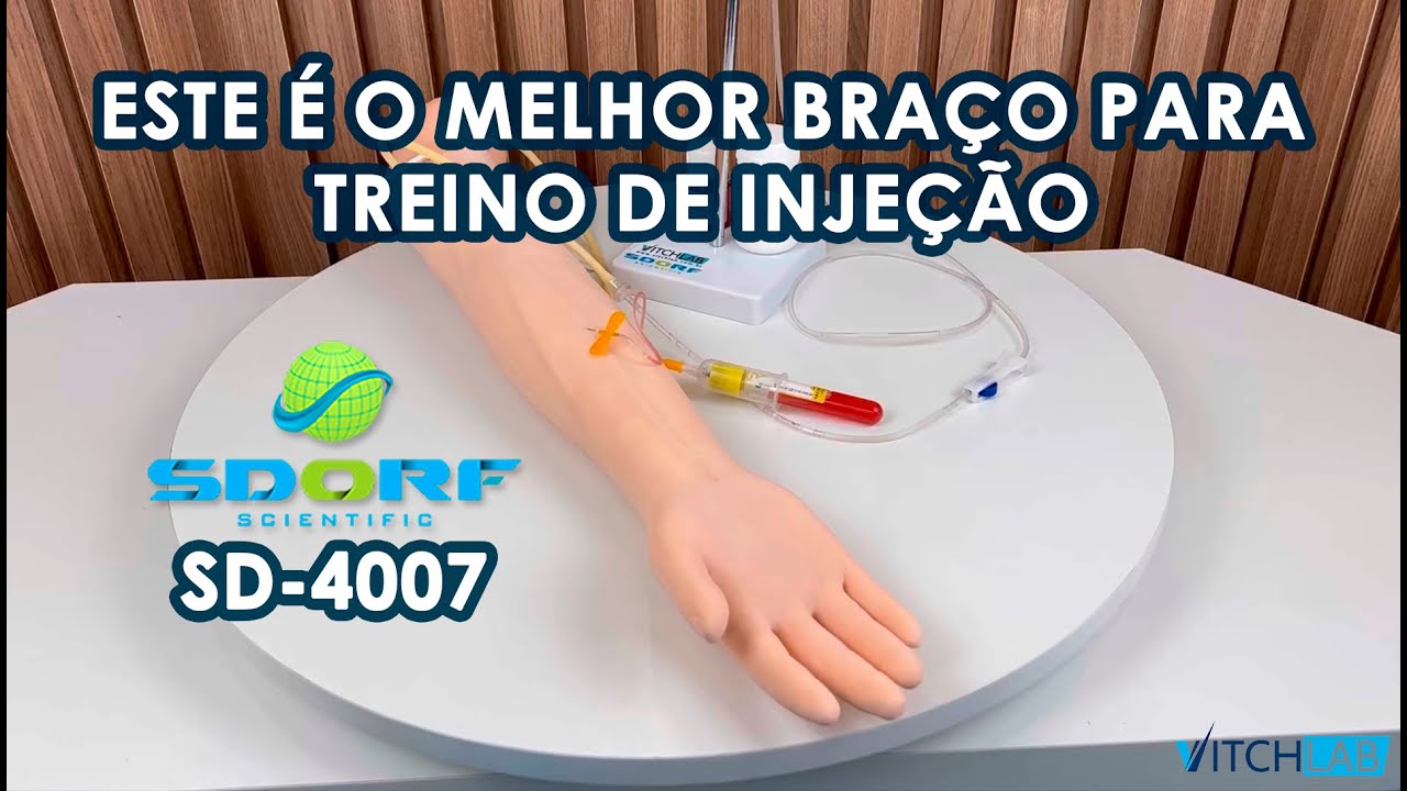 BRA&Ccedil;O PARA TREINO DE INJE&Ccedil;&Atilde;O I.V E I.M SD-4007 SDORF SCIENTIFIC VITCHLAB