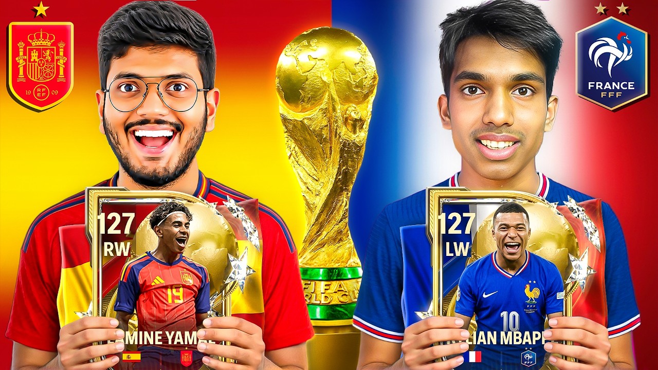 Spain vs France WORLD CUP Semi-finals in FC Mobile!