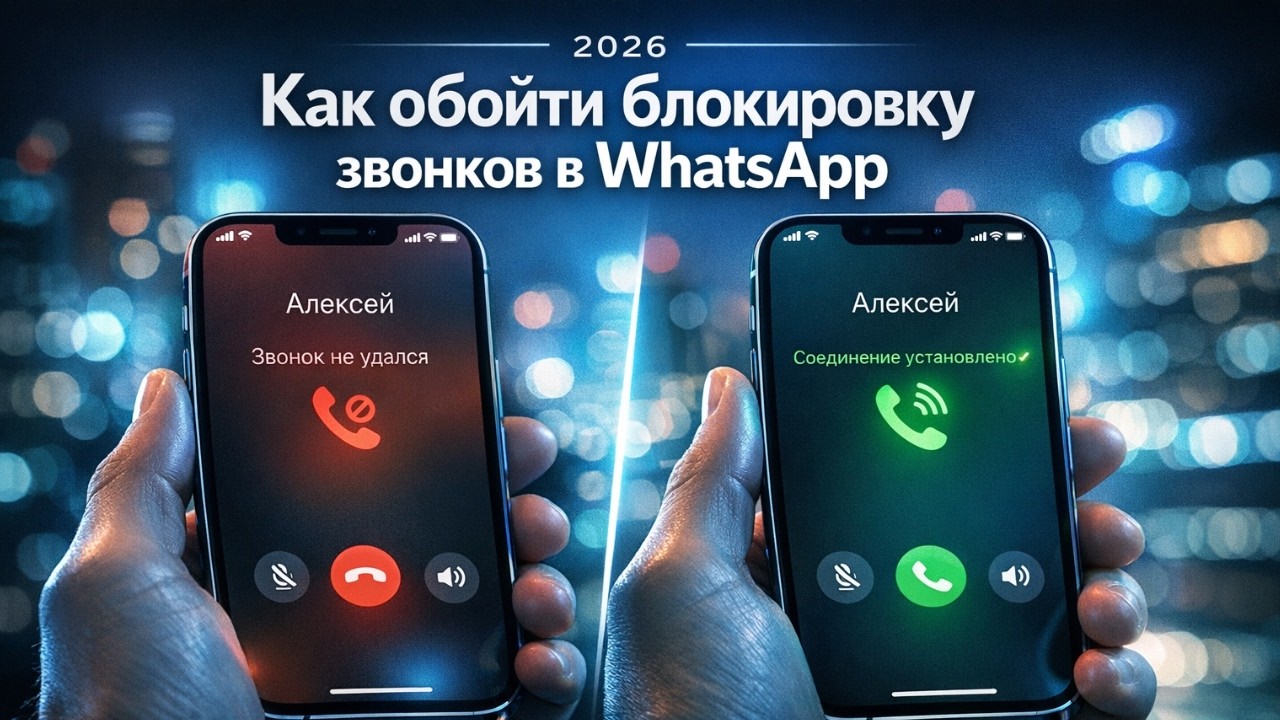 Как обойти блокировку звонков в WhatsApp на Iphone 2026