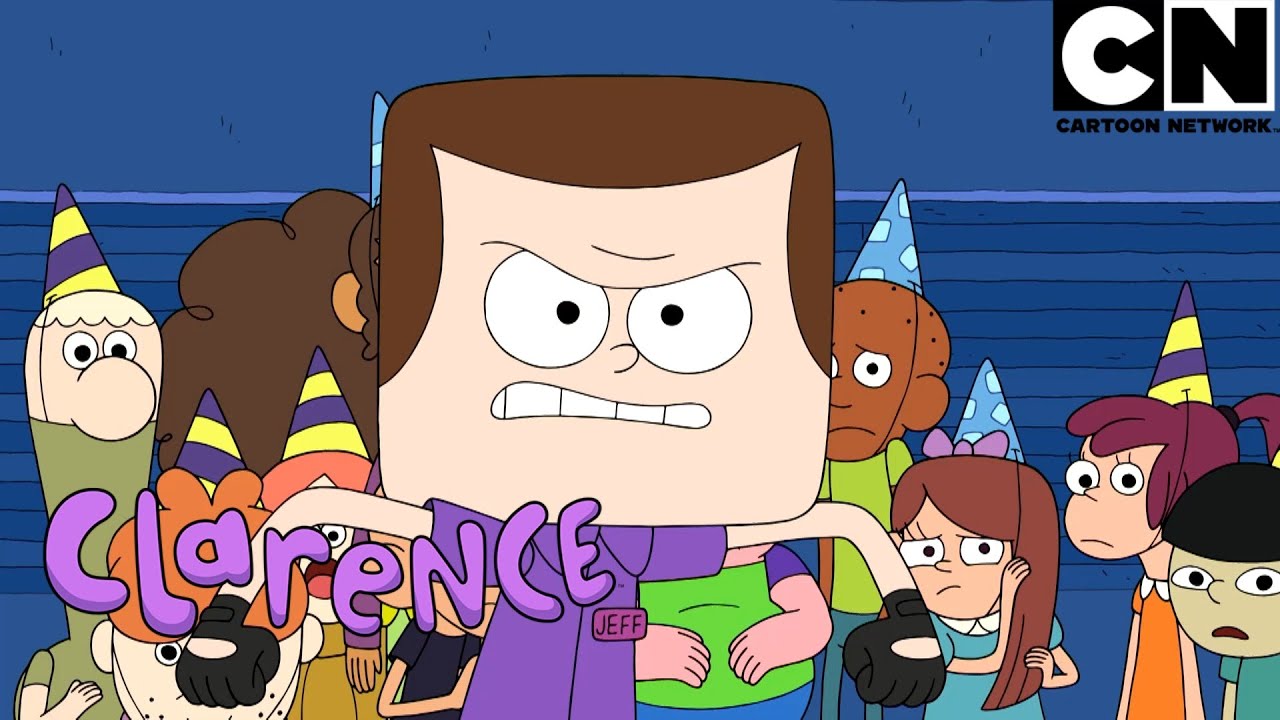 Jeff fuera de control en su cumpleaños | Clarence LA | Cartoon Network