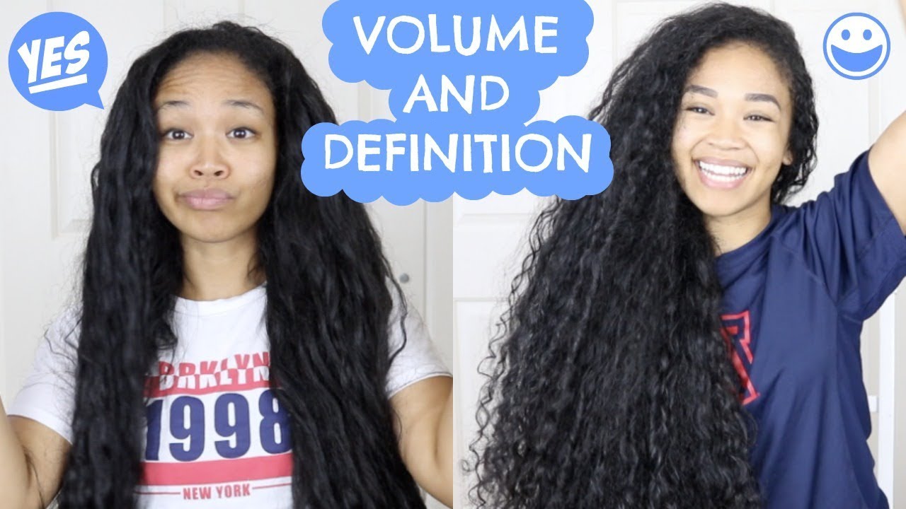 STYLING MY LONG CURLY HAIR FOR THE BEST VOLUME AND DEFINITION | USING MANES BY MEL'S TECHNIQUE!