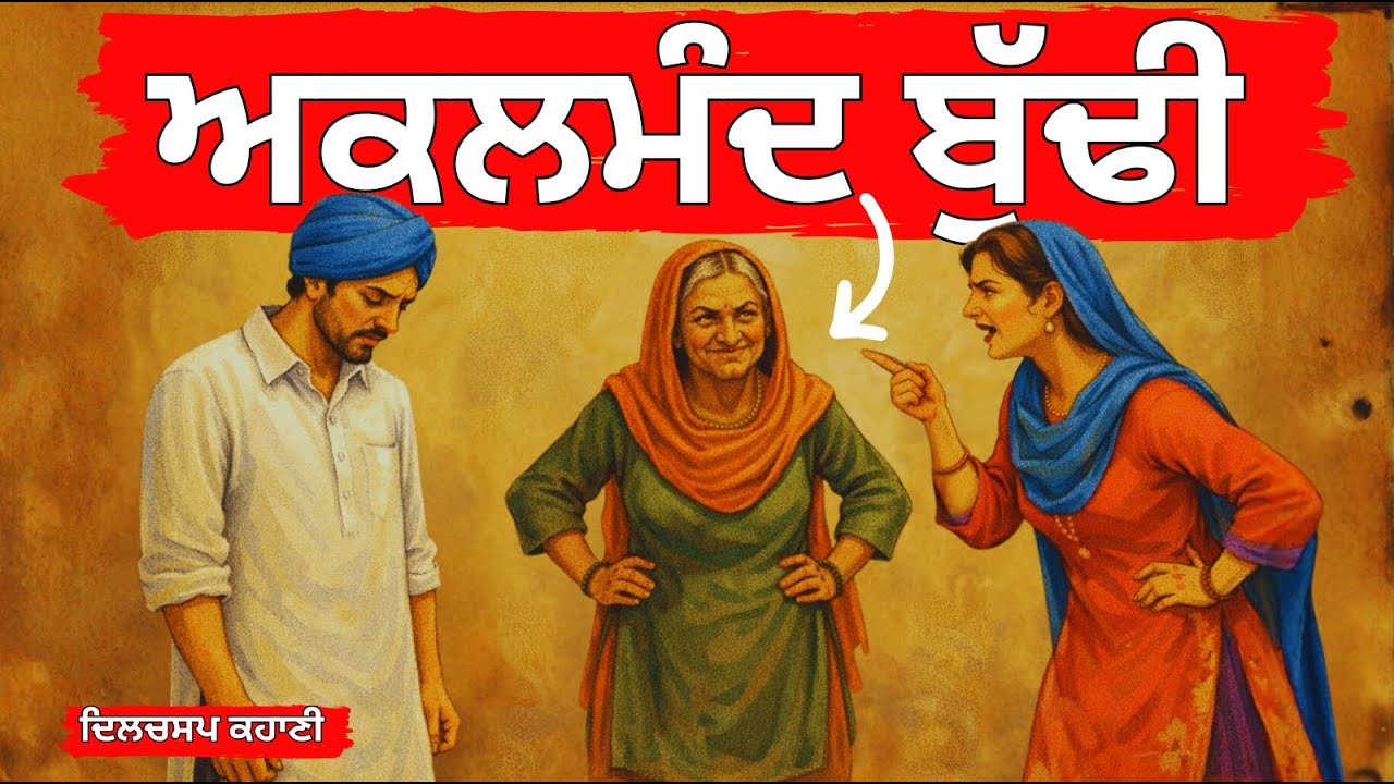 ਅਕਲਮੰਦ ਬੁੱਢੀ - Best Moral Story In Punjabi ||