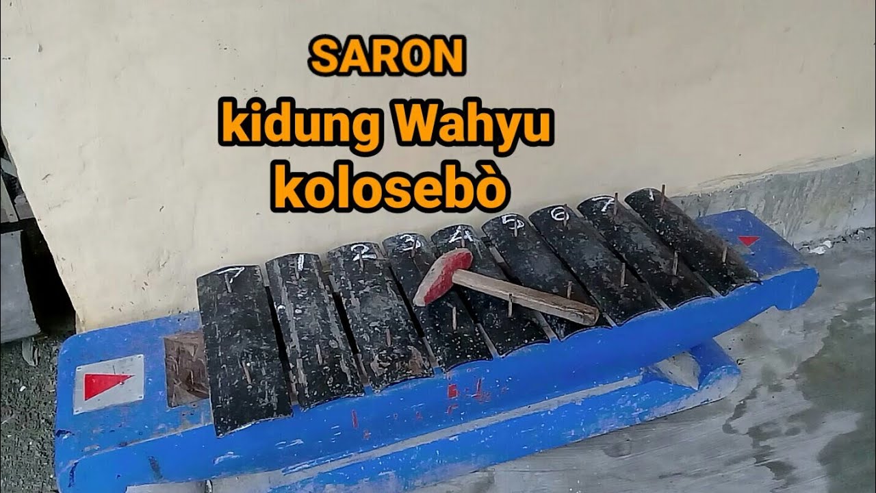 Tutorial Main Saron pelog 7 notasi  lagu Kidung wahyu kolosebo.
