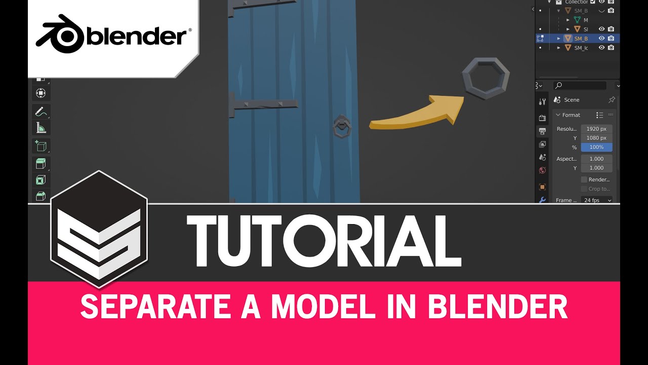 How to separate a model in Blender (Tutorial) by #SyntyStudios