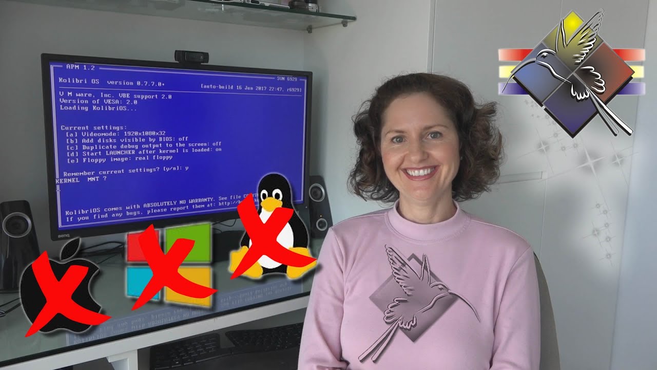 Mum Tries Out Kolibri OS 0.7.7.0+ (2017)