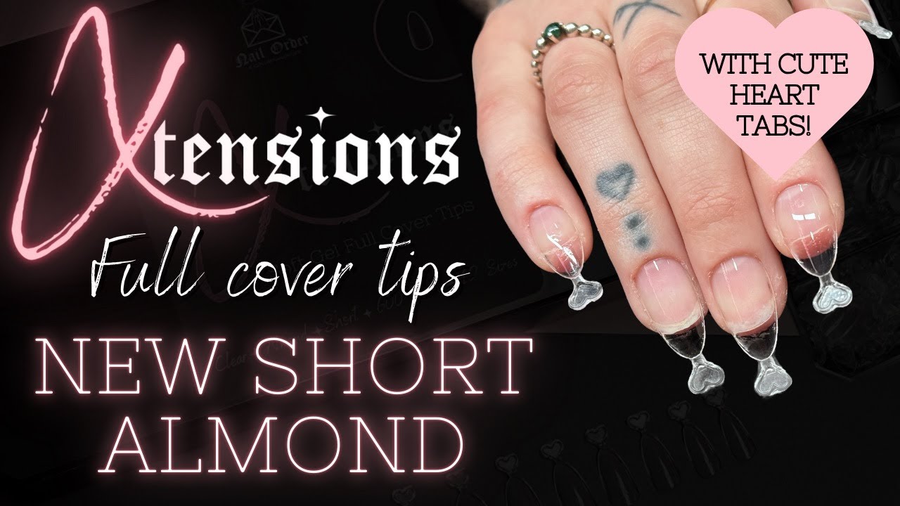 How to apply SHORT full cover tips featuring our new SHORT ALMOND