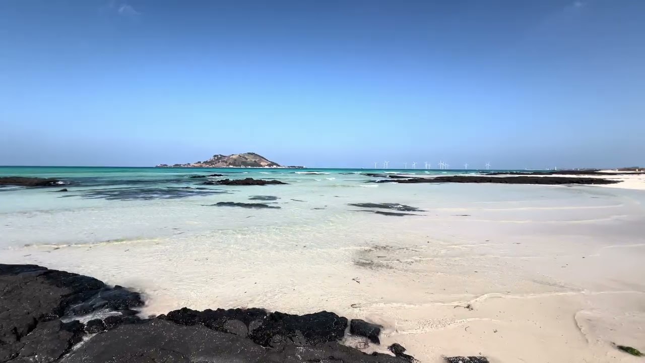 에메랄드빛 금능해변 30분 | Emerald Geumneung Beach, Jeju