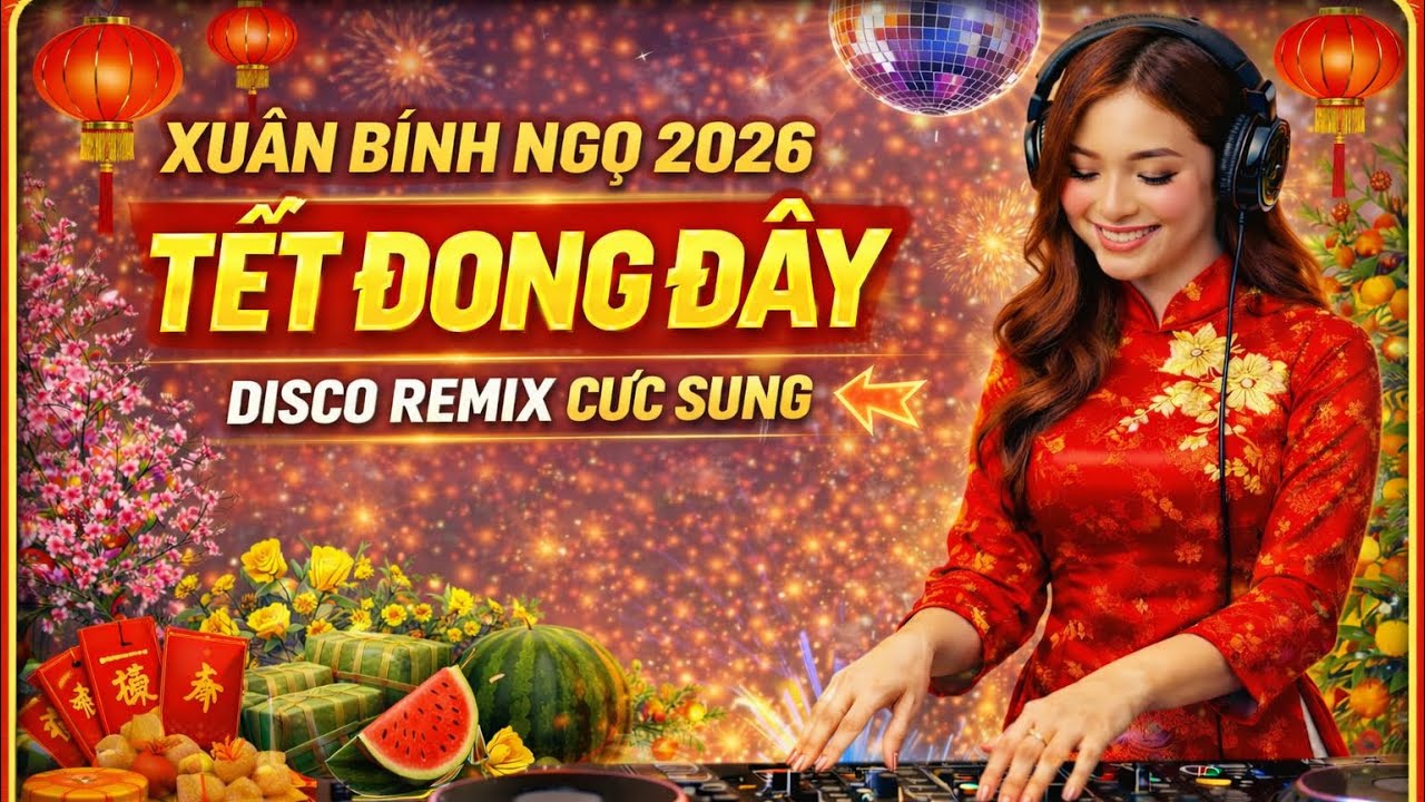 Nhạc Tết 2026 | Xuân Bính Ngọ 2026 – Tết Đong Đầy | Disco Remix Sôi Động Mở Xuân Cả Ngày