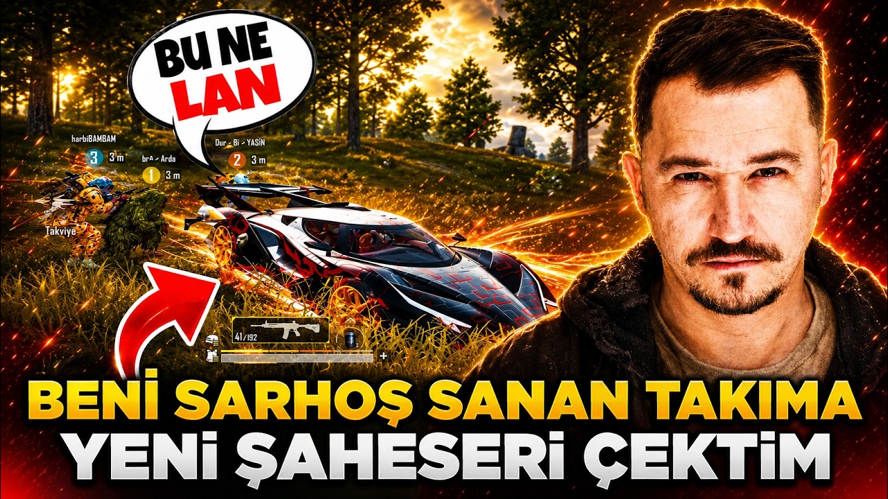 BENİ SARHOŞ SANAN TAKIMA YENİ ŞAHESERİ &Ccedil;EKTİM  | PUBG MOBILE Troll