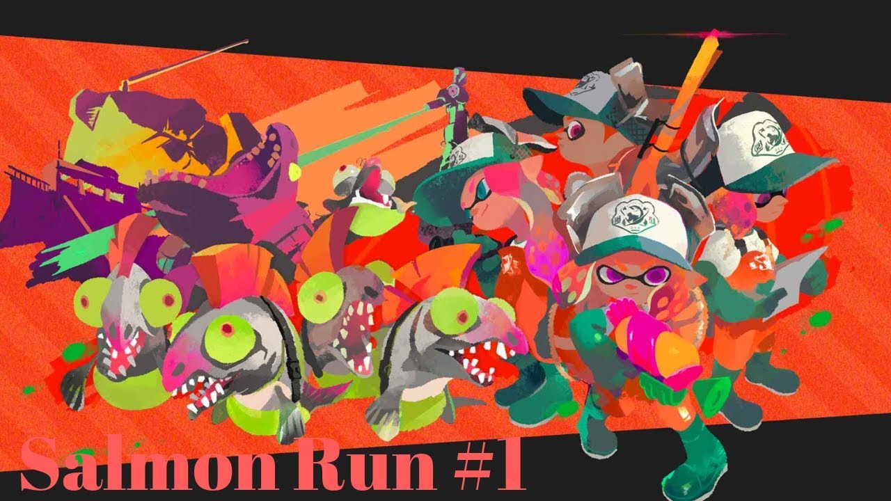 Splatoon 2 Salmon run - Random weapons are hard