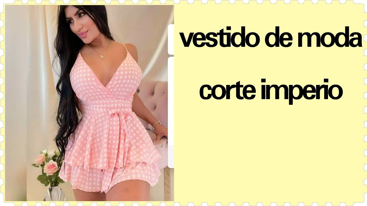# idea de negocio,😍😍 vestido de moda corte imperio tutorial paso a paso