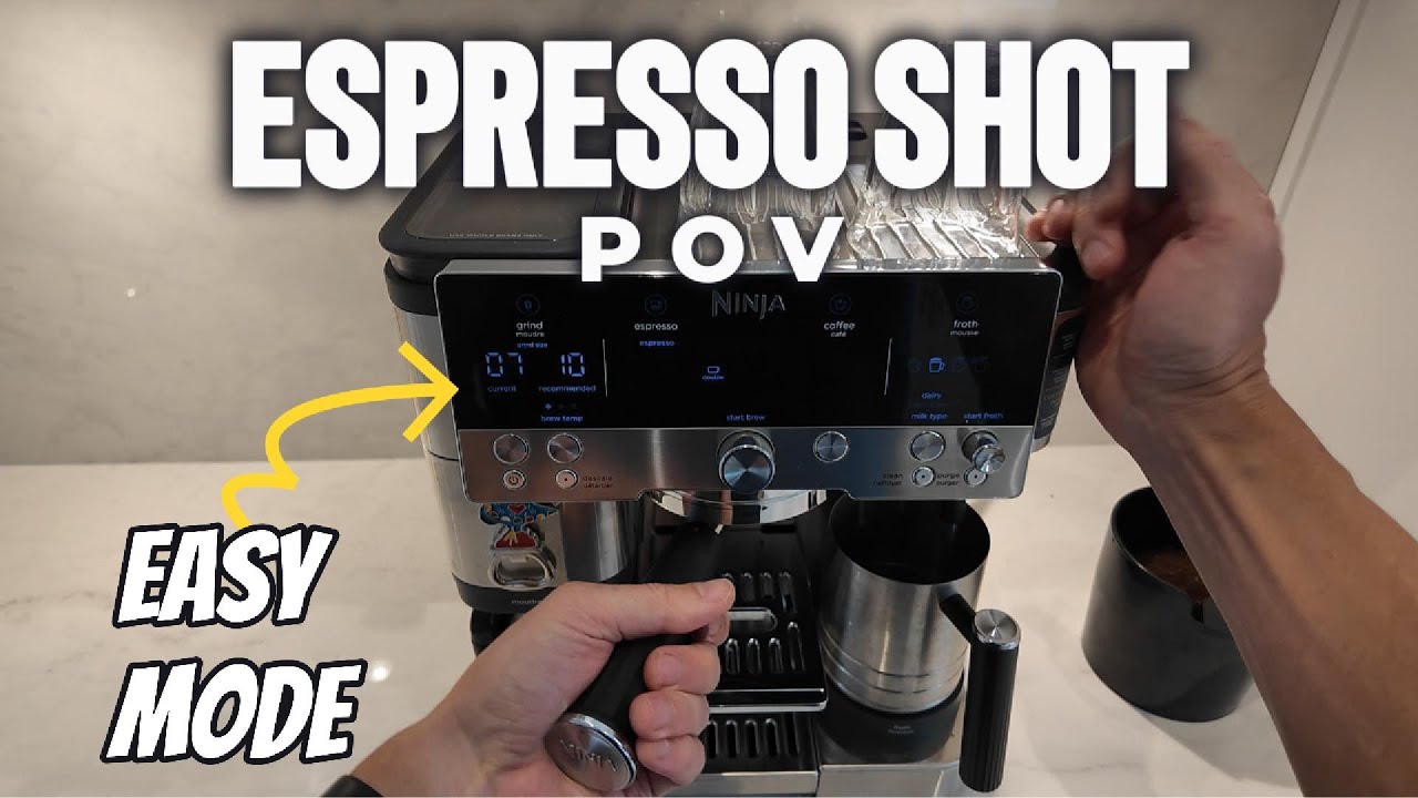Ninja Luxe Café: Espresso Shot Demo | POV |