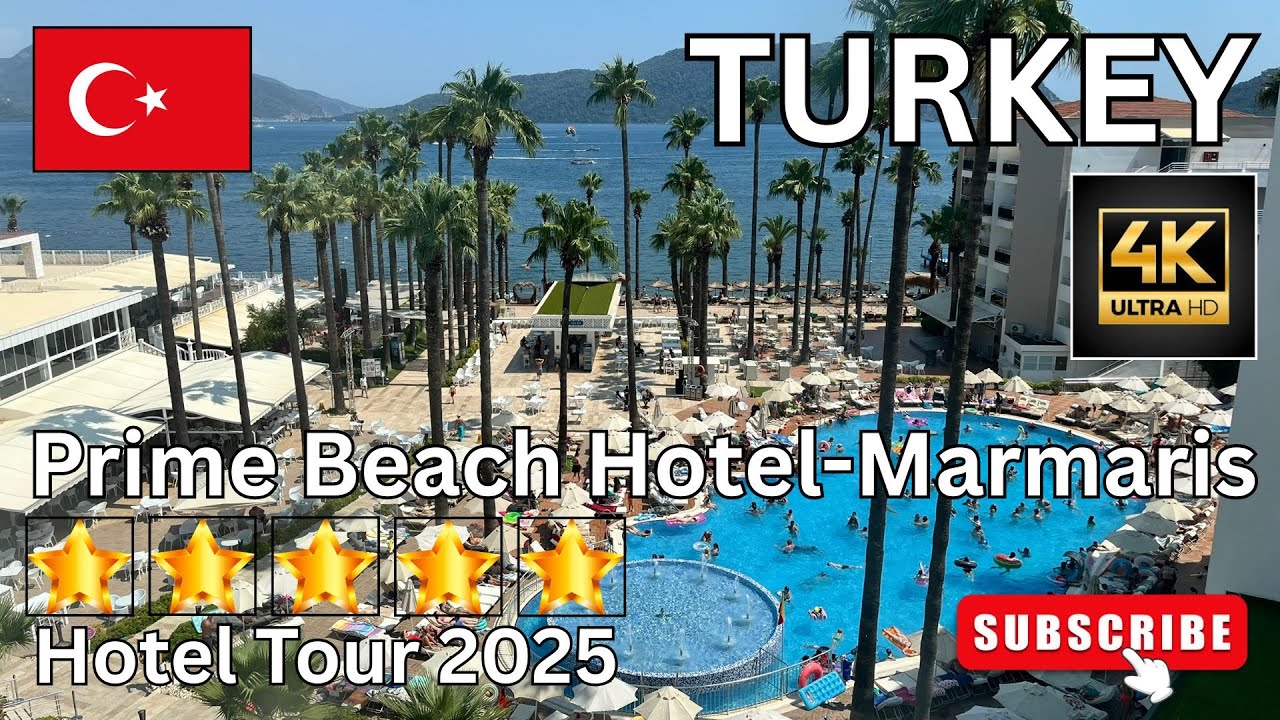 TURKEY [4K] Amazing Marmaris Resort Prime Beach Hotel Tour 2025 All Inclusive #viralvideo #viral #4k