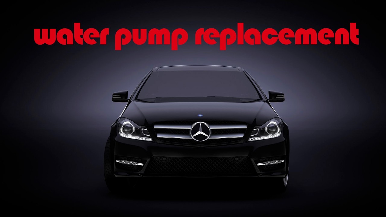 Mercedes W204. Water Pump Replacement. Easy And Cheap!