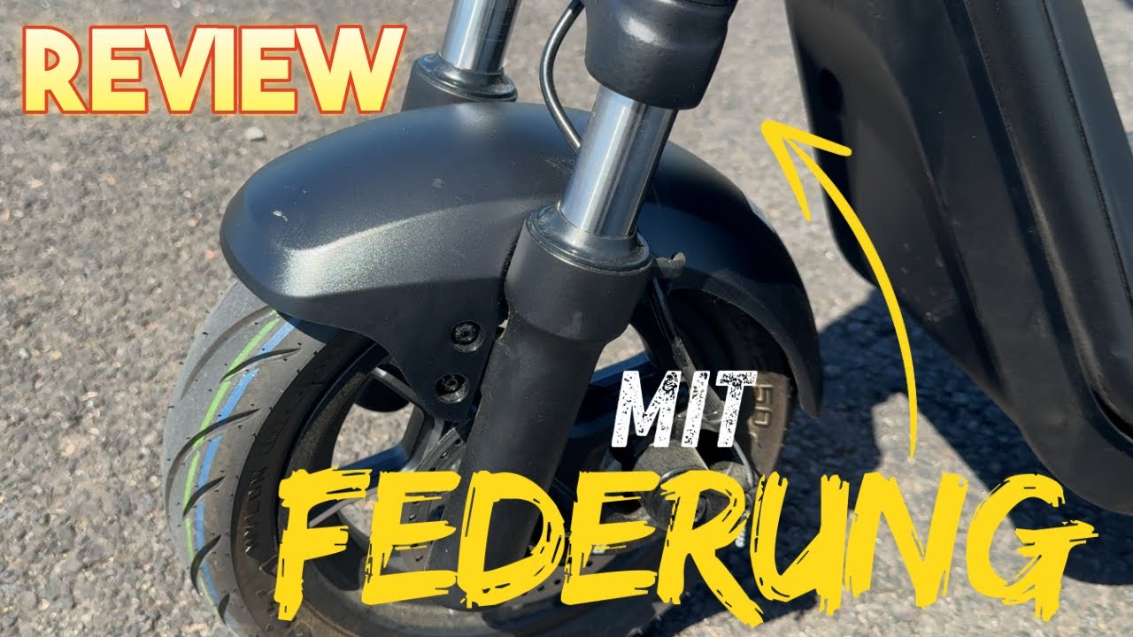 NIU KQI 300P | Review | E-Scooter 🛴 mit Straßenzulassung Federung u. Blinker