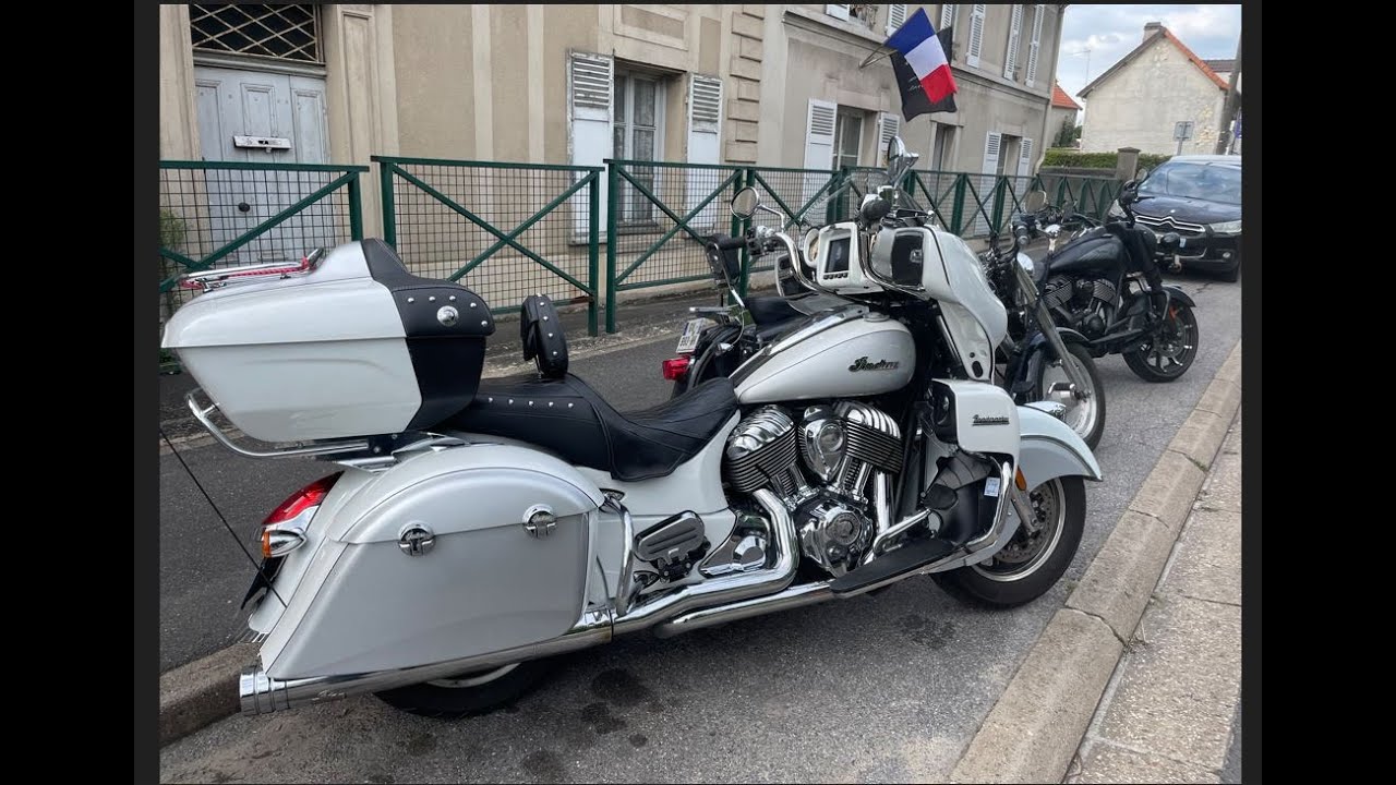 1ers tours de roue en Indian Roadmaster...