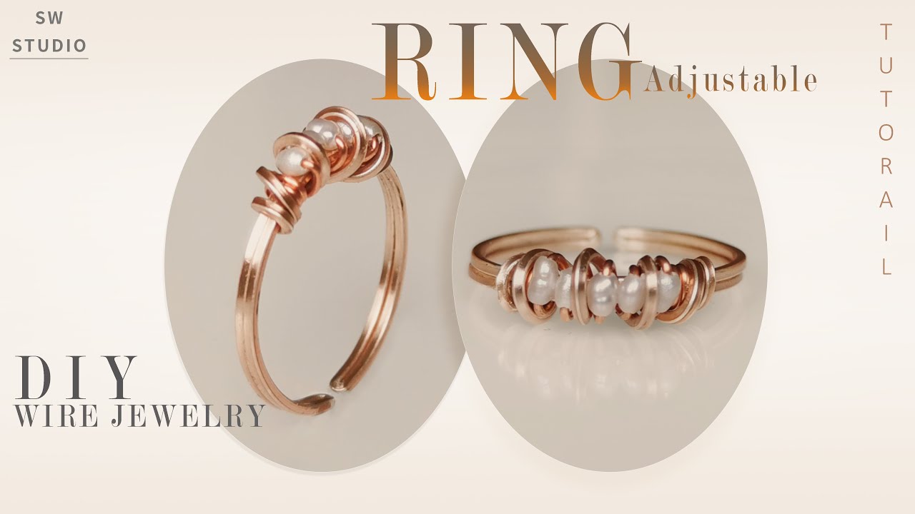 Adjustable Ring/Easy Ring/DIY Ring/Wire Wrap Ring Tutorial/DIY Jewelry/How to make/ DIY Accessories