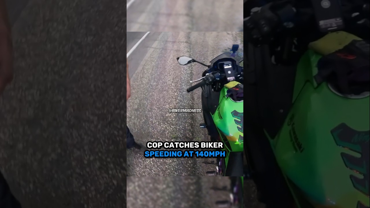 Cop Catches Biker Speeding at 140MPH