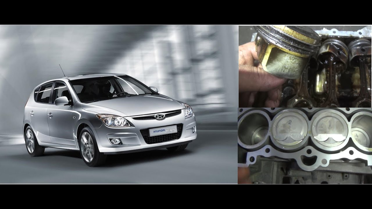 Hyundai i30 1.4 G4FA ремонт двигателя Киев | стук поршня