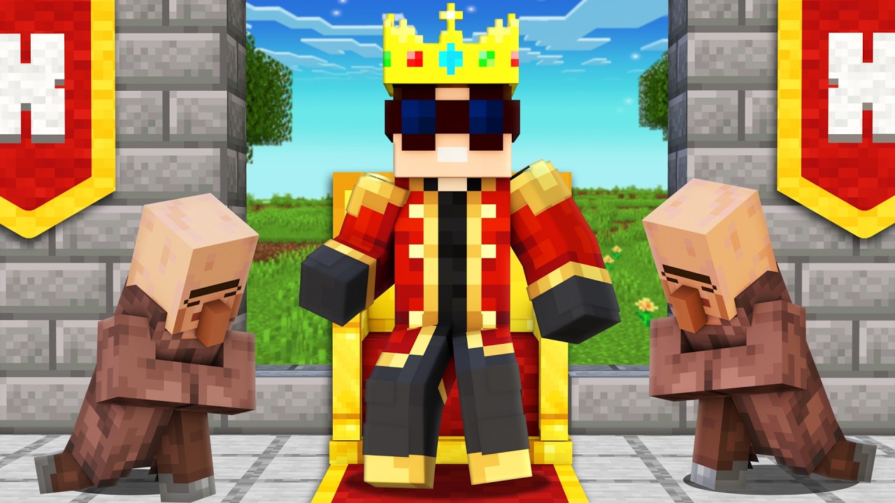 Ich WERDE ein REICHER K&Ouml;NIG in Minecraft!