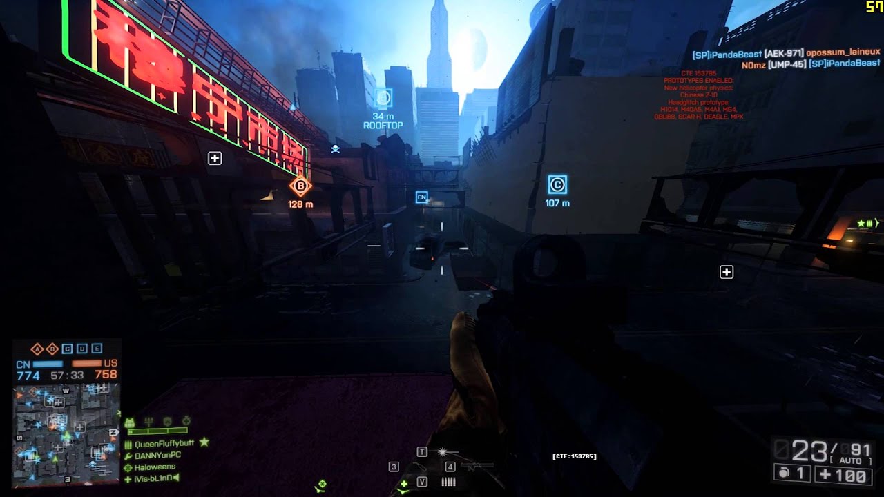 Battlefield 4 - Halloween night at Pearl market easter egg  [CTE]