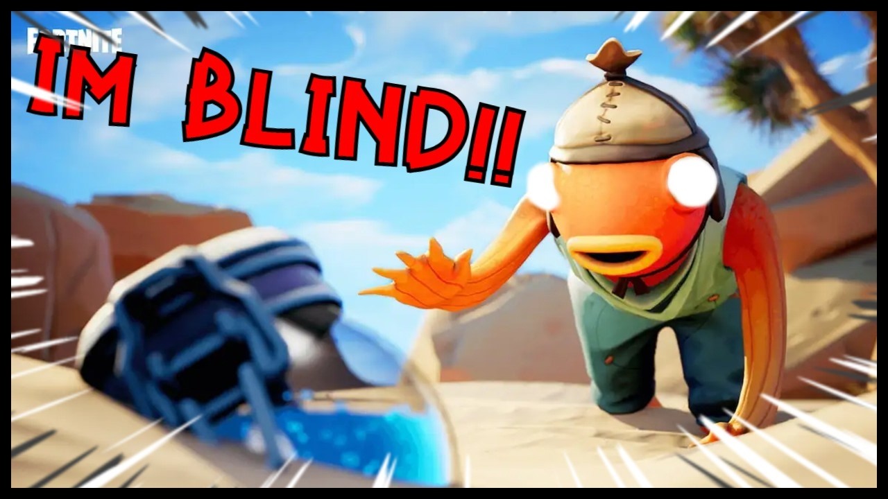 Can I BEAT Fortnite BLIND??