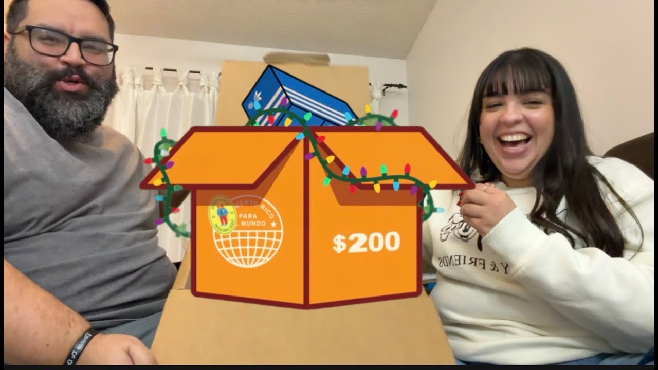 UnBoxing Mystery Box Bad Bunny! | Luismi Y Natalie | CoLmadito NaVideño       #adidas #badbunny