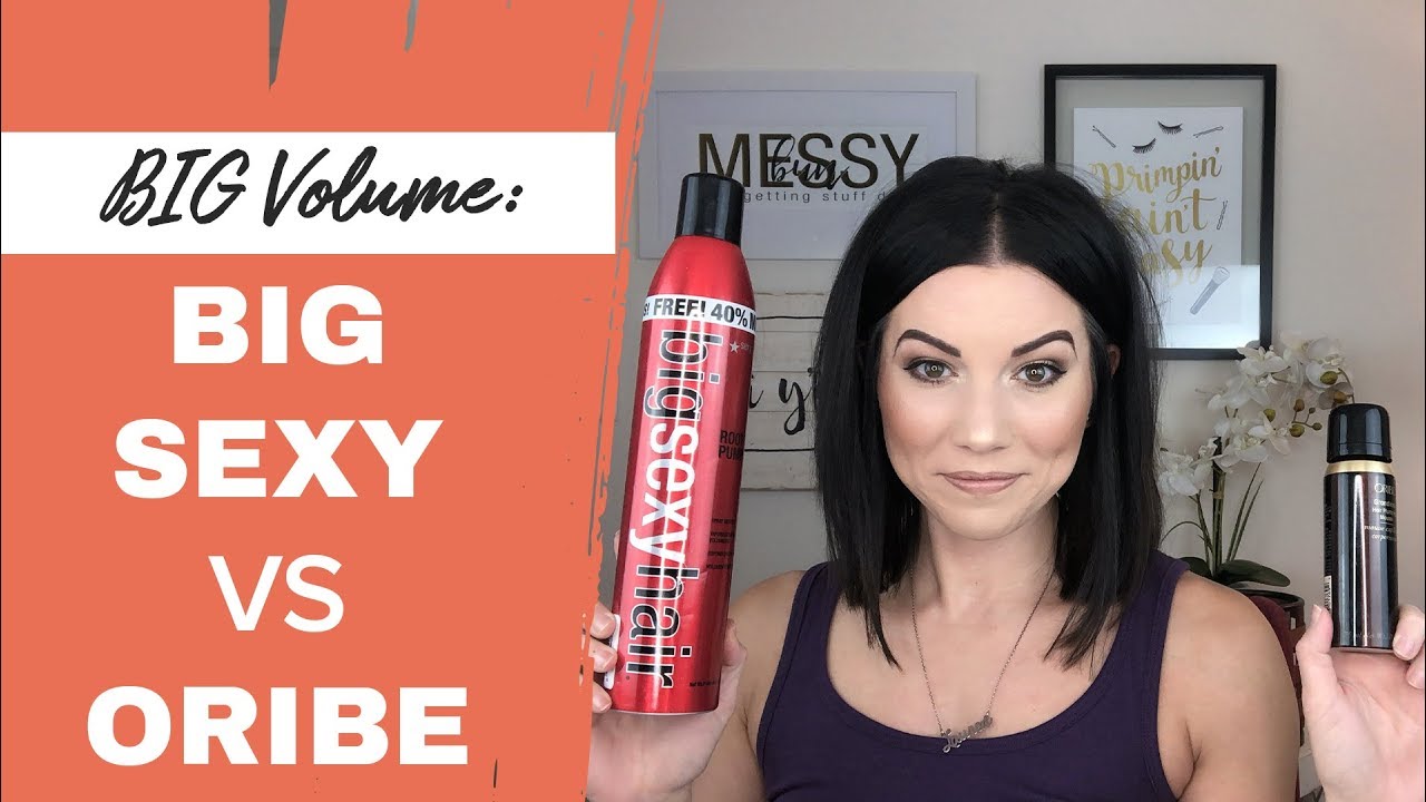 Best Volumizing Mousse For Fine Hair: Oribe Grandiose Mousse vs Big Sexy Hair Root Pump