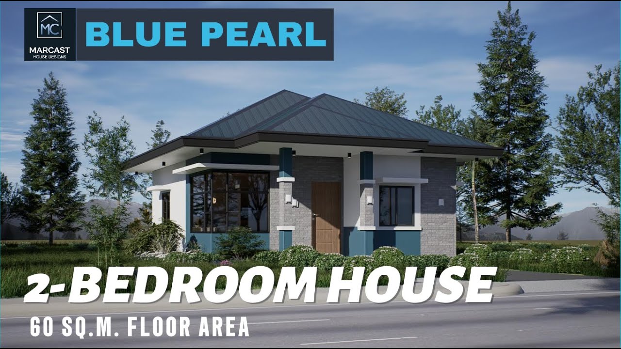 Small House, 60 Sq.m. : 2BR Modern House Tour (Budget-Friendly) | BLUE PEARL