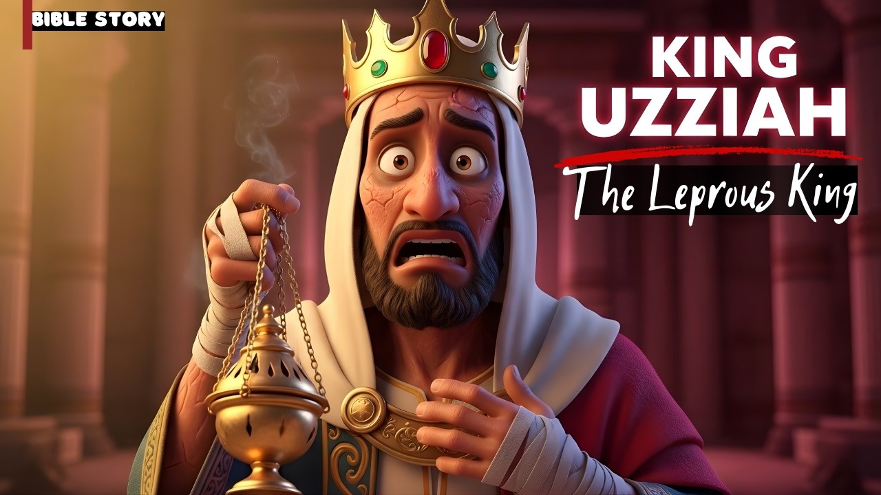 The Story of Uzziah, The Leprous King of Judah: Bible Story Animation of King Uzziah