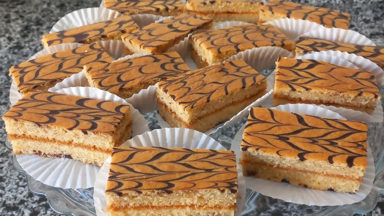 كيكة على شكل ميلفاي مذاق وشكل ولا أروع وتقدرو تعتمدوها فكوتيه لوليداتكم 👌😋