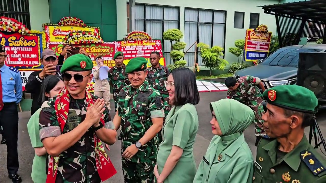 Tradisi Satuan Pelepasan Kolonel Arm Rico Ricardo Sirait Dandim 0507/Bekasi periode 2023-2025 (3/5)