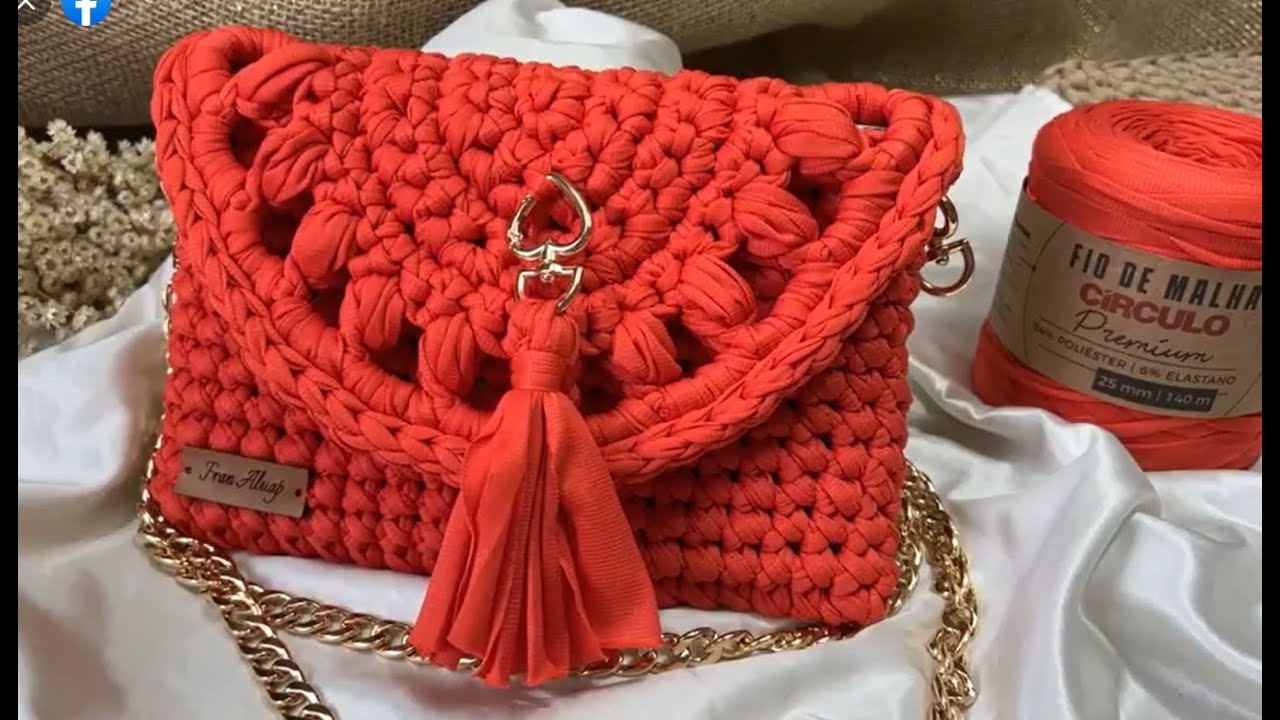 Fio de Malha Premium Circulo - Clutch em crochê