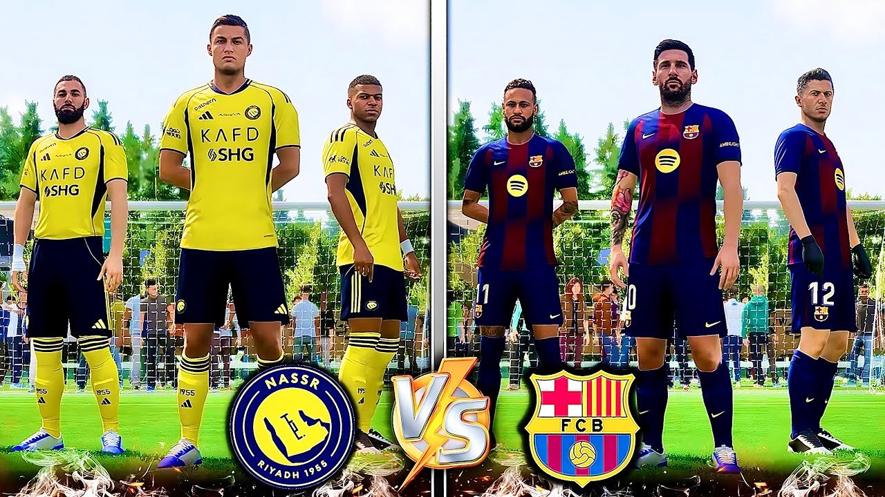 FIFA VOLTA 26 - RONALDO, MESSI, NEYMAR, MBAPPE, VINI JR, SALAH ALL STARS | AL NASSR vs BARCELONA