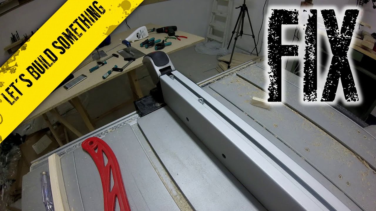 QUICKFIX - Bosch GTS 10 XC table saw fence