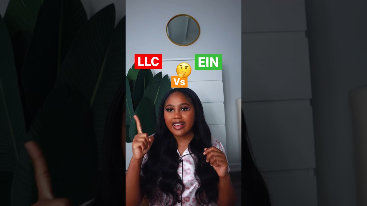 LLC or EIN which one should you get first? 🤔 Newbie business owners WATCH NOW #llc #ecommerce