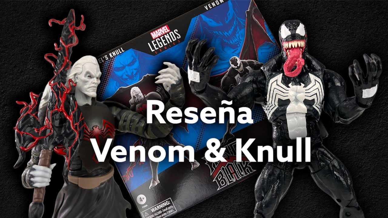 EL MEJOR VENOM DE TODOS LOS MARVEL LEGENDS🤯!!! RESEÑA TWO PACK VENOM Y KUNLL - 60 Aniv Spiderman